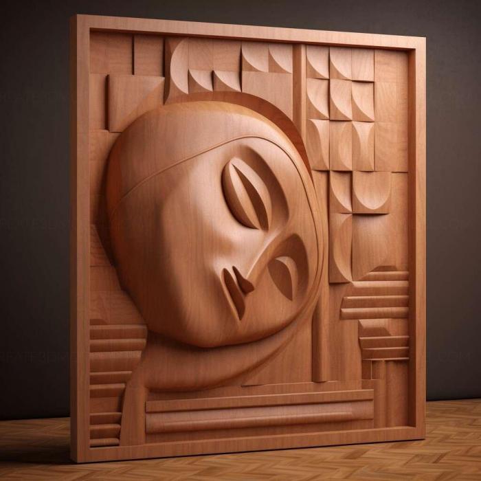 نموذج ثلاثي الأبعاد لآلة CNC 3D Art 